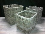Square Basket with hall   Set.of.3
