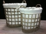 Oval Laundry Basket   Set.of.2