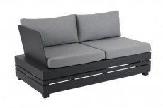 Ambon 2-seat sofa R charcoil