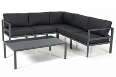 Leone loungeset zwart Brafab Leone loungeset zwart