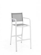Levante bar chair white