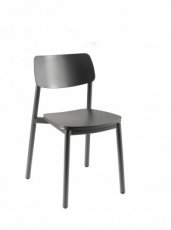 Malta side chair charcoil gescova