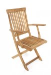 Chester folding arm chair