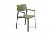 Trill armchair taupe Brafab Trill armchair taupe