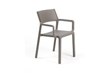 Trill armchair taupe Brafab Trill armchair taupe