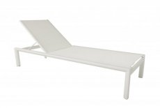 Vittorio sunlounger white/white gescova Vittorio sunlounger white/white