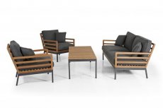 Zalongo loungeset Teak Brafab Zalongo loungeset Teak