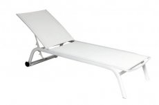 Zaragoza sunlounger white gescova Zaragoza sunlounger white